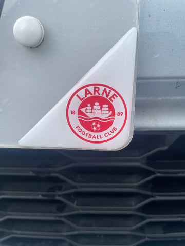 Number Plate Larne FC Logo